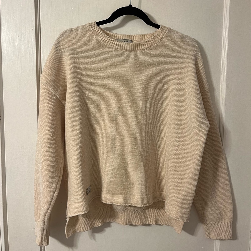 Simply Southern Cream Crew Neck Sweater